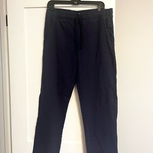 Men's Navy Drawstring Jogger Pants